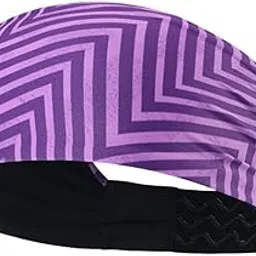 Elastic Headband Yoga Wide Sweat Wicking Stretchy Anti-slip Hairband Purple | Clothing, Shoes & Accessories | Womens Accessories | Hair Accessories-image-37