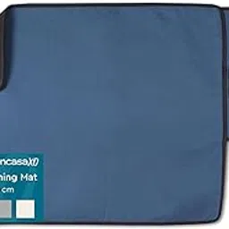 Encasa XO Ironing Mat/Pad (Small 70x50 cm) with 3mm Padding, Anti-Skid Design & Silicone Iron Rest for Steam Pressing on Tabletop or Bed - Heat Resistant, Portable, Quilting & Travel Blanket -Cobalt-picture-15