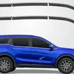 Door Visor Compatible for Mahindra XUV700 All Models| Chrome/Silver Line, Warranty, Set of 6 Pc, Unbreakable Material-picture-50