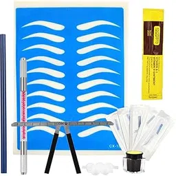 SECRET DESIRE Permanent Makeup Kit Ruler Tattoo Pen Needle Practice Skin Ink Rings Pencil Pink|Tattoos & Body Art|Tattoo Supplies-image-93