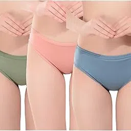 leorbix Women's Hipster Panties, Multicolor, Pack of 3-picture-47