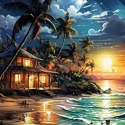 TULIP N TURTLE Moonlight DIY Acrylic Paint by Number Kit for Adults Kids Beginner Number Painting kit DIY Canvas Painting by Number Wall Decoration DIY Painting kit for Adults-image-10