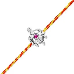 i juels ; live the emotions 925 Silver lucky Tortoise Rakhi| Silver Rakhi for Brother | Gift for Men & Boys I With Roli Chawal and Certificate of Authenticity.-picture-26