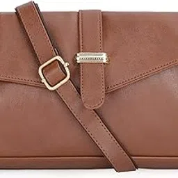 Odelina Series Printed Handicraft Fabric Sling Bag Handbag for Women Crossbody Bag Office Bag Ladies Single Shoulder Bag with Snap Flap Closure & Shoulder Belt For Women-image-32