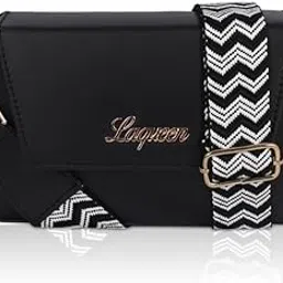 laqueen Grey Sling Bag With Detachable Strap for Women | Synthetic Leather Material-picture-39