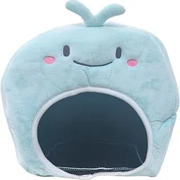 Lulala Pet Bed for Cats & Small Pets – Cozy Plush Tent-Style House | Soft Washable Indoor Pet Cave | 100% Polyester Fabric | Ideal for Cats, Rabbits & Small Dogs (58x30x28cm)-image-10