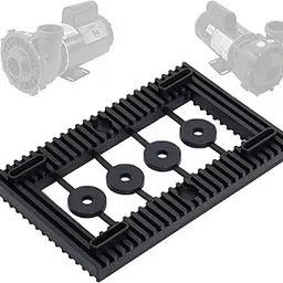 Swess Pool Pump Pad Anti-Vibration Hot Tub Pump Motor Mount Base Pad for Quiet Effectively Reduce Noise 95% Rubber-picture-33