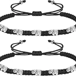 FASHIONS Adjustable Black Thread Kala Dhanga Nazar Anklet Elephant Charm Ankle Anklet Handmade Nazar Nazariya Payal For Women Girl's-image-7