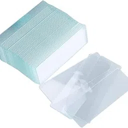 ULTECHNOVO 50pcs Blank Microscope Slides for Science Education Pre-Cleaned Glass Smooth Edges for Biology Chemistry and Research Use for Grade Specimens and Home School Learning-picture-10