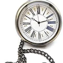 Classic Antique Pocket Gandhi Watch Royal Look Indian Handicraft Premium Premium Gift Item-image-87