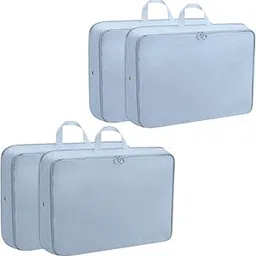 Expandable Compression Packing Cubes for Travel, Luggage Storage Bags with Zipper, Compression Cubes for Suitcases and Backpacks (4)-image-58