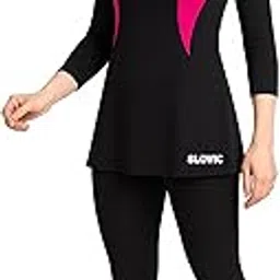 SLOVIC Swimming Suit for Women | One Piece Bodysuite for Women | Beachwear for Girls | Quick Dry & Stretchable Swimwear for Ladies | Swimming Dress for Swimming Pool-image-30