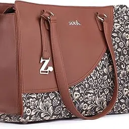 zouk Women's Office Essential Bag | Jute | Vegan Leather Handcrafted Tote Bag With Double Handle Shoulder Strap-picture-10