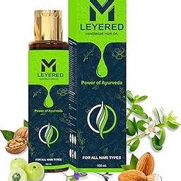 M-Leyered Ayurvedic Hair Oil | Promotes Hair Growth | Control Hairfall | Repairs Damaged Hair | Reduces Hair Fall | Hair Fall Control Oil For Dry Damaged Hair | Natural Colour | 100ml-picture-10