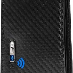 Anti-Lost Bluetooth Wallet Tracker & Finder GPS Position Location slim wallets for men Minimalist mens wallet Credit Card Holder Gifts with Box image 1