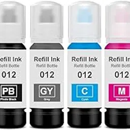 GEDI 011 & 012 Refill Ink Bottle Compatible for Epson L8180 and L8160 Printers (6, BK C M Y GY PB Set)-image-16