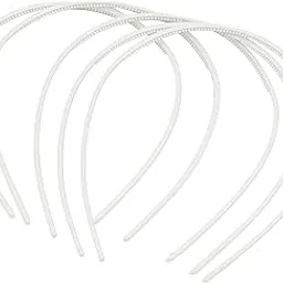 Elkano Hair Band Plastic Headband Plain Craft Plastic with Teeth Head Band for Women and Girls Set of 5,-picture-35