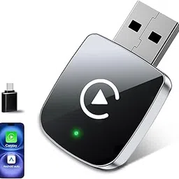 Mini Wireless CarPlay Adapter for iPhone,2 in 1 for Apple Carplay and Android Auto Adapter,Convert Wired to Wireless, Plug & Play, USB to USB-C/Type-C, Stable Control & No Delay, Black-image-18