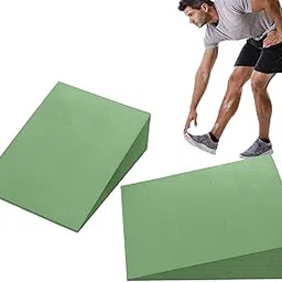 F FABOBJECTS® Yoga Wedge Block - Professional Height Foam Wedge - Foam Slant Board Calf Stretching Knee Pad, Back Support Foam Incline Slant Board for Leg, Calf, Ankle and Foot Stretching-picture-50
