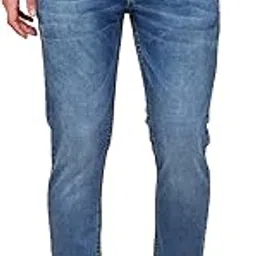 Mens Solid Blue Pants-image-30