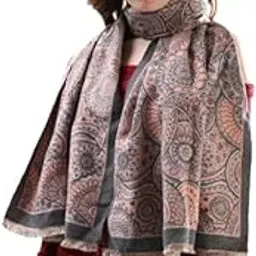 Shawl/Stole Multicolor Woven Perfect Softly For Girls & Women Pack of 1-image-111
