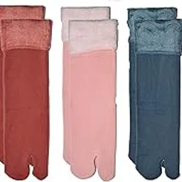 kartasya Woolen Womens Socks Winter Thermal Toe Wool Heavy Duty Warm Ankle Length-picture-41