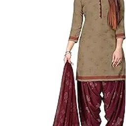 simplyethnic Women's Crepe Fabric Floral Printed Unstitched Salwar Suit Or Dress Material-picture-35