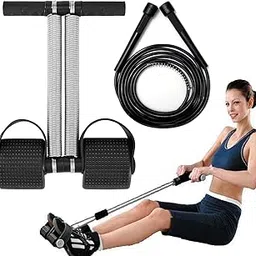 Tummy Trimmer Pedal Exerciser & Skipping Rope For Yoga Crossfit Exercise, Arm Exercise Tummy Body Training Men and Womens-picture-55