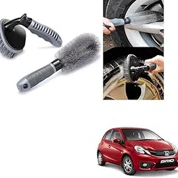 Auto Addict Combo Car Tyre Cleaner Wheel Tire Brush and Alloy Brush for Honda Brio-picture-64