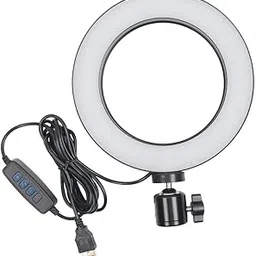 MERISHOPP 8 Led Ring Light with Ball Head Dimmable Led Lamp Kit for Makeup Video Vlog | Lighting & Studio | Continuous Lighting | Lighting Kits-picture-30