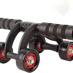 Abs Workout 4 Wheel Ab Roller Perfect Home Gym Equipment Ab Exerciser-picture-13