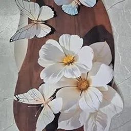 JIGSELL3D Butterfly (36x58 cm) Anti-Skid Mats use as Office Floor Mat/Door Mat/Bathroom Mat/Kitchen Mat etc. (Pack of 1)(Brown)-picture-18