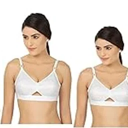 100% Soft & Pure Cotton White Bra for Girl's & Women| Non Padded Bra |Tshirt Bra | Daily Use Bra |White Bra | Cotton Bra |Stylish Bra |Night Bra | Full Coverage Daily Use Bra (White), Pack of 4-picture-43