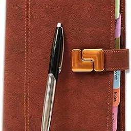 COI Brown Dated 2026 Daily Planner Appointment Book with Pen Loop, Inner Pocket for Office Going Men & Women with Pen-image-40