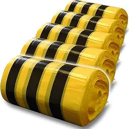 RE-GEN Biohazard Clinical Waste Disposal Tiger Stripe Sacks Bags (5 Rolls, 250 Individual Bags) Size 43x66cm, 20Litre-picture-11
