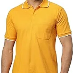 phakkat Men's Cotton Polo Neck Regular Fit T-Shirt with Pocket-picture-29