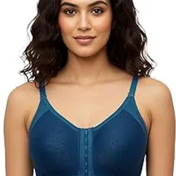 susie Extra Support Laminated Cup Front Closure Bra-picture-11