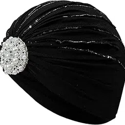 Co. Hand Embriodery Minnie Turban, Hair Acessories, Hair Styling, for Girls and Women-image-6