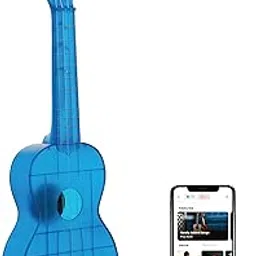 Kala Brand Music Co. The Waterman Sea Glass Collection, 4-String Ukulele, Right, Cobalt Blue, Soprano (KA-WMT-BL-S)-picture-13