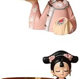 2X Chinese Palace Girl Figurine Cookie Candy Dish Storage Tray Ornament |Home & Garden|Home Décor|Figurines image 1