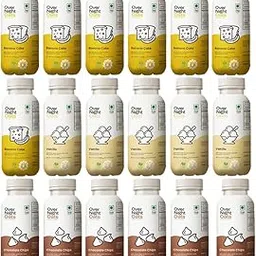 Overnight Oats with Vegan Protein | High Protein Oats Breakfast with Dietary Fibre | Just Add Milk | Ready in Minutes | 7 Banana Cake + 5 Vanilla + 6 Chocolate Chips (Pack of 18, 50g Each)-picture-11