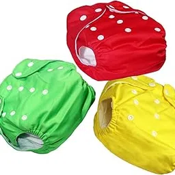 KINDAR CARE Baby's All-in-One | Washable, Reusable | Adjustable | Cloth Diapers With Inserts | (0–3 Years) | (Pack Of 14 Multicolor) | BUTO-17-picture-10