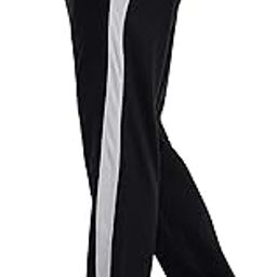fflirtygo Men's Cotton Track Pants, Joggers for Men, Night Wear Pajama, Black Color with Stripes and Pockets for Sports Gym Athletic Training Workout-picture-15