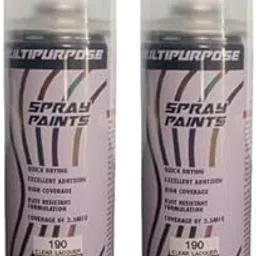 Cosmos Paints Cosmos Lacquer Spray Paint (400ML) -Pack of 2 (Transparent)-picture-13