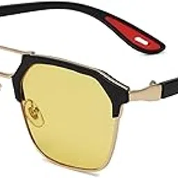 UV Protected Square Sunglasses For Men & Women-image-24