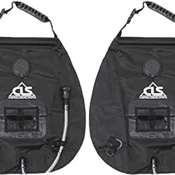 ATORSE 2Pc 20L Solar Energy Heated Shower Water Bag Portable Outdoor Camping Travel-image-25