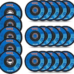 OMXE 4-Inch (100mm) Flap Grinding Disc with Fiberglass Backing | 12200 RPM Aluminium Oxide Flap Disc Blade | X-Series for Metal, Steel, Stainless Steel, Cast Iron Angle Grinder Compatible [Pack Of 20]-picture-34