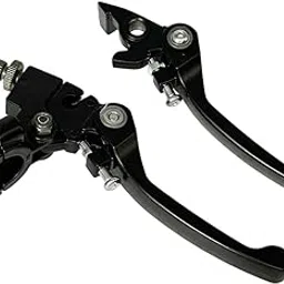 ATORSE 2X Brake Clutch Lever 22mm Adjustable Clutch Brake Lever Professional Sturdy Black-image-78