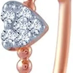 p.c. chandra jewellers 14k (585) Rose Gold and Diamond Ring for Women-picture-24