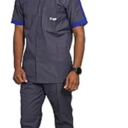 s3 fabrics Men navy blue Bajaj Mechanic Uniform Work Wear Protective Coverall-picture-63